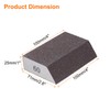 sourcing map 4pcs Sanding Sponge Blocks 120-180 Grit Sanding Sponge