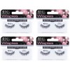 Ardell Natural Lashes Pestañas postizas 105 Black (paquete de 4)
