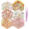 6 Sets Cute Animals 3D House Stickers 3D Sticker Scene