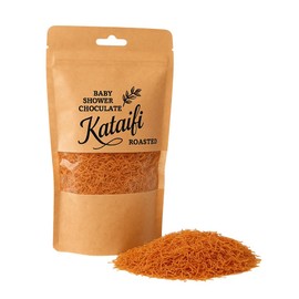 Dried & Roasted Chopped Kataifi Shredded Filo Dough – Kadayif for Dubai Chocolate Bar, Kunafa Pastry, Kanafeh Shredded Wheat, Dubai Chocolate Filling Ingredient (5.3 oz (150 gr), Roasted)