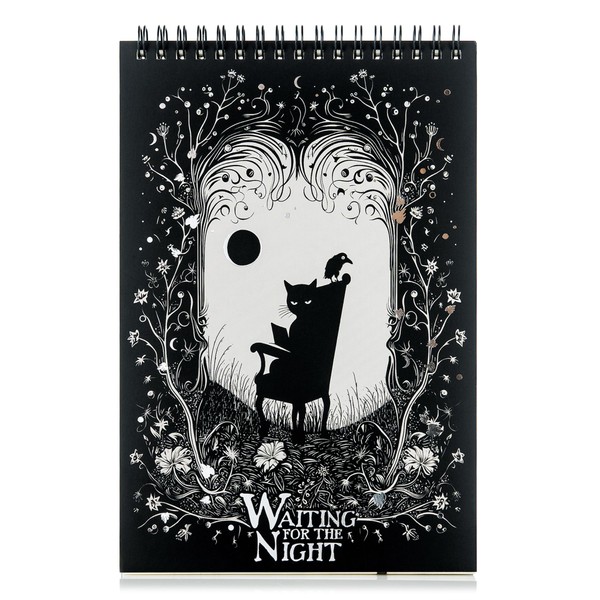 CON*QUEST Conquest Journals Waiting for the Night Top-Spiral Steno Notepad,