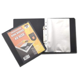 Ark A5 15mm Ring Binder+10 Free Pockets (A5 Presenatation Ring Binder)