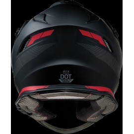 Z1R Range Helmet - Uptake - Black/Red - Small 0140-0014 0140-0014