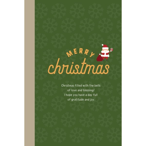 notebook: green santa