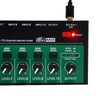 10 Channel Mini Audio Mixer, Ultra Compact Audio Mixer, Independent