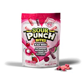 SOUR PUNCH® RAD REDS VALENTINES BITES 6/9oz SUB