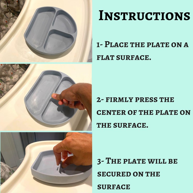 Mr. Pen- Silicone Suction Plates for Toddlers, Baby, Kids, with