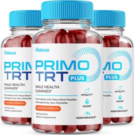 (3 Pack) Primo TRT Gummies, Primo TRT Male Plus Advanced Performance Blend Supplement, PrimoTRT Try Prime Gomitas Maximum Strength Support for Overall Health Wellness All Natural Ingredients (180 Ct)