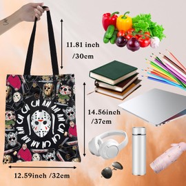 BWWKTOP Horror Mask Crossbody Bag Mask Slasher Fans Gift Killer Adjustable Strap Bag Machete Killer​​ Merch (Jason -TG BL)