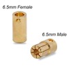 FLY RC 20 Pairs Gold Plated 6.5MM Banana Plug Bullet