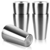 6PCS Stainless Steel Cups 16 oz, Double Wall Vacuum Insulated