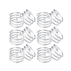 Napkin Rings, 6/12 Metal Napkin Buckle Holder for Wedding Banquet Dinner Table Decoration