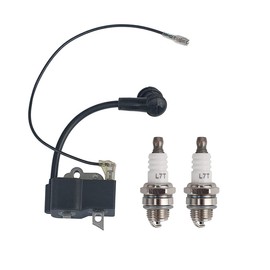 Hippotech Ignition Coil with Ignition Pack of 2 for Stihl FS75 FS80 FS85 FC85 HS75 HL75 HT75 HL75K HS80 HS85 KM85# 4137 400 1350