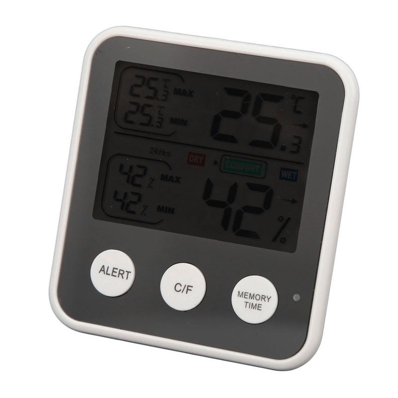 LCD Digital Display Thermometer Hygrometer Temperature Humidity Meter Gauge Hygrothermograph