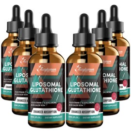 2000MG Liposomal Glutathione Liquid Drops, Ultra High Absorption, Natural Detoxification, Immune System & Skin Support*, L-Glutathione, Vitamin C & Hyaluronic Acid, Capsules Alternative, 12.12 OZ