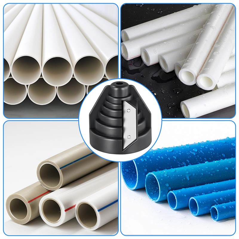 TTYSHIP Plastic Pipe Chamfer Tool, Pipe Deburring Tool for 20-63