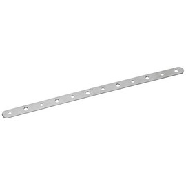 MYST 5207 Stainless Steel Mounting Hardware, Silver Color, Width 0.6 x Length 11.8 x Thickness 0.08 inches (15 x 300 x 2 mm) for DIY