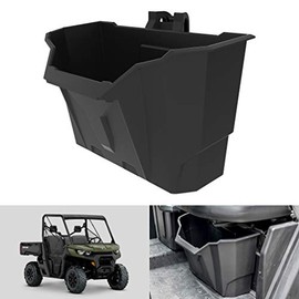 UTV Under Seat Storage Box, SAUTVS Driver Underseat Storage Bin for Can Am Defender HD8 / HD10 / HD5 / Max HD8 / Max HD10 2016-2021 Accessories, Replacement #715003399