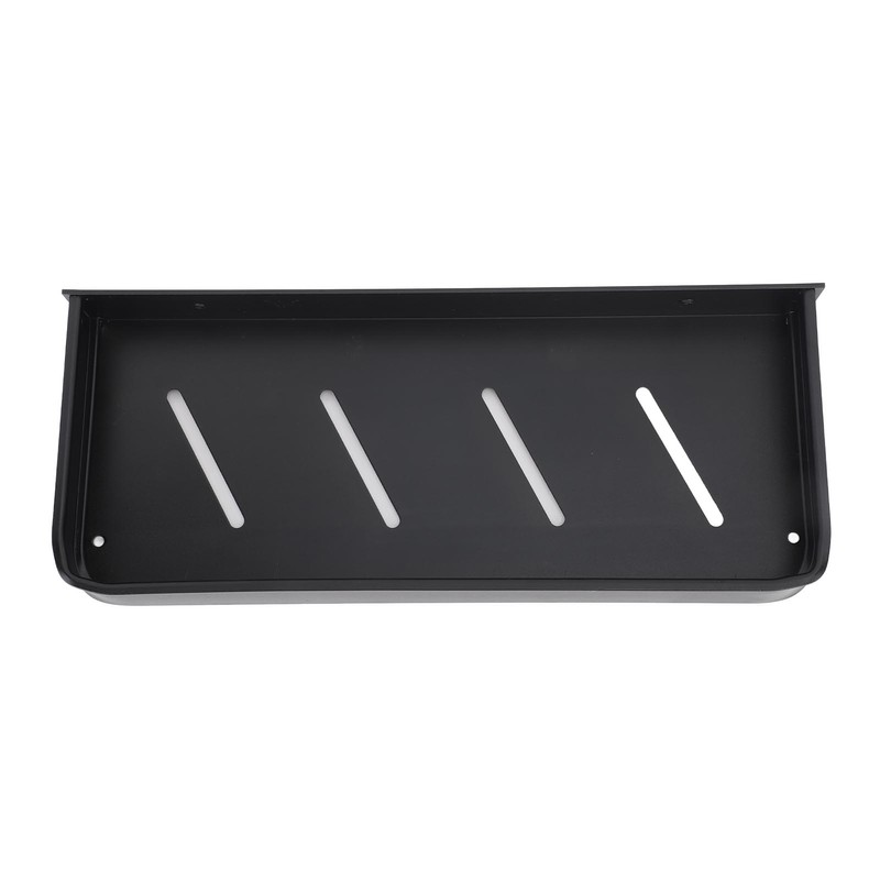 Shower Caddy Wall Mount Shelf with Hooks Space Aluminium Large