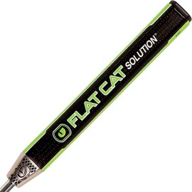 FLAT CAT Solution Putter Grip Fat 8723, Weighted Grip Reduces The Yips, Oversized Non-Tapered Golf Grip, Flat Sides Put The Putter Face in The Palm of Your Hand, 12.2”L X 1.50”W, Weighs 199g