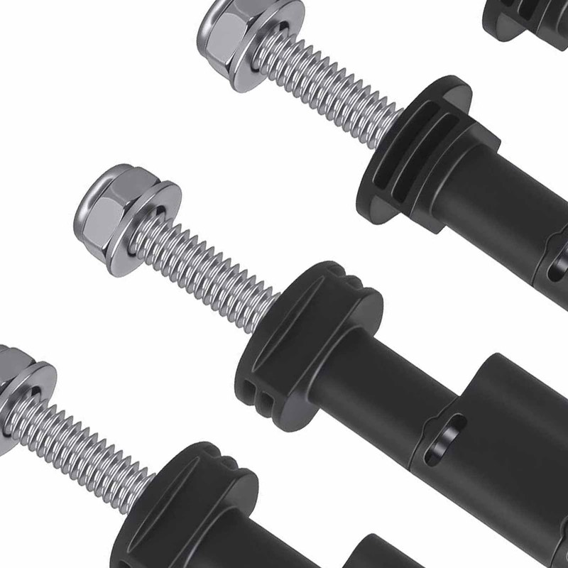 4PCS Mounting Pins for MaxTrax MKII Recovery/Traction Boards, Lockable Theftproof