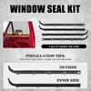 WILLBOND Window Trim Molding Felt Seal Compatible with F150 F250