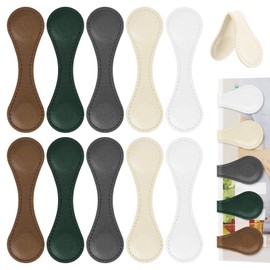 Magnetic Bookmarks Set of 10 Handmade Magnetic Leather Bookmark for Women, Students, and Book Lovers Ideal Reading Supplies for Teachers(5 Colors)