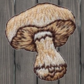 Paddys Patches Mini Mushroom Embroidered Patch — Iron On