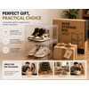 Large Clear Sneaker Display Box with Magnetic Front Door, Stackable
