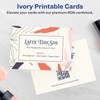 Avery Printable Rectangle Postcards, 3.5" x 5", Ivory Cardstock, Print-To-The-Edge,