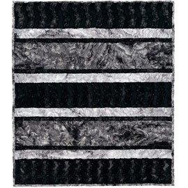 Minky Crazy 8 Back in Black Cuddle Kit Quilt Kit Shannon Fabrics