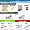 Muzata 40 Pack 45 Degree Angle Adjustable Protector Sleeve for