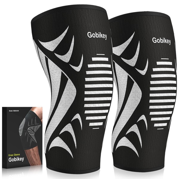Gobikey Knee Support for Women and Men 2 Pack, Knee