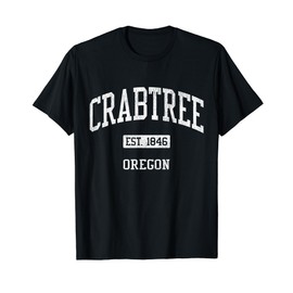 Crabtree Oregon OR JS04 Vintage Athletic Sports T-Shirt