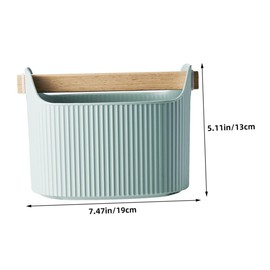 ULTECHNOVO Large Capacity for Used Coffee Grounds Hips and Beech Coffee Ground Dispenser with Elegant Lid Easy to Clean Espresso Accessories for Homes Cafes and Offices