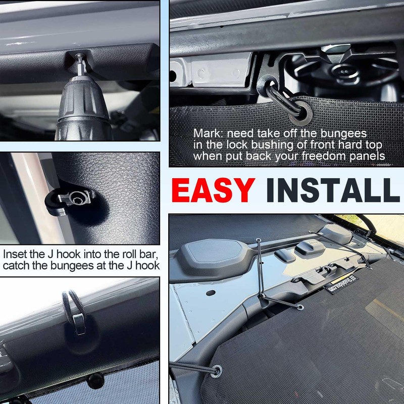JT Sun Shade Top Roof Compatible with Jeep Gladiator Sunshade