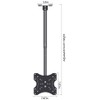 ETHU Ceiling TV Mount, Full Motion Adjustable Bracket Fits VESA