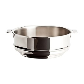 Cristel Multiply Stainless Steel 10 Inch Steamer Insert