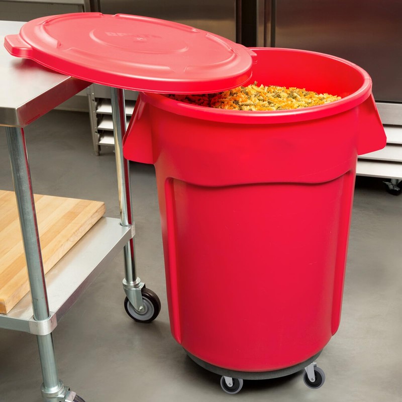 RILIDRI Replcament Casters for Brute Trash Bin Dolly Set of