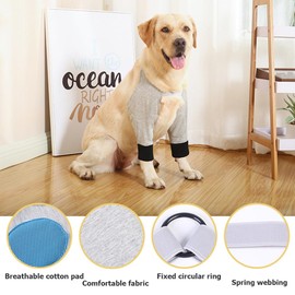 NEUSOP Dog Elbow Brace, Elbow Protector for Dogs Joints Recovery Sleeve for Medium and Large Dogs Elbow Brace Knee Brace Dog Injured L
