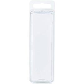 Collecting Warehouse Clear Plastic Clamshell Package/Storage Container, 4" H x 1.1875" W x 1.125" D, Pack of 10