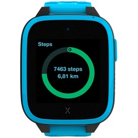 XPLORA XGO 3 - Watch Phone for Children (4G) - Calls, Messages, Kids School Mode, SOS Function, GPS Location, Camera and Pedometer – (Subscription Required) (Blue)