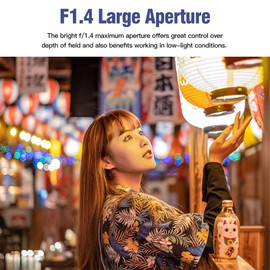 TTArtisan 35mm F1.4 Silver APS-C Portrait Lens for Sony E Mount A9 A7R IV A7R III A7R II A7SII A7III A7II A7C A5000 A5100 A6000 A6100 A6300 A6400 A6500 A6600 NEX-3 NEX-5 MEX-6 NEX-7 (Silver)