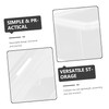 SHOWERORO 2pcs Desktop Storage Box Set Versatile Plastic Organizer for