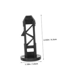 Mipcase 6 Pcs Trash Can Lid Connecting Pins Weatherproof Lid Hinge Pins for Outdoor Wheelie Bins for Garbage Can Covers Easy Clean Durable Trash Bin Accessories