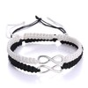 RAMESON 2Pcs Infinity Distance Couple Braided Handcrafted His and Hers