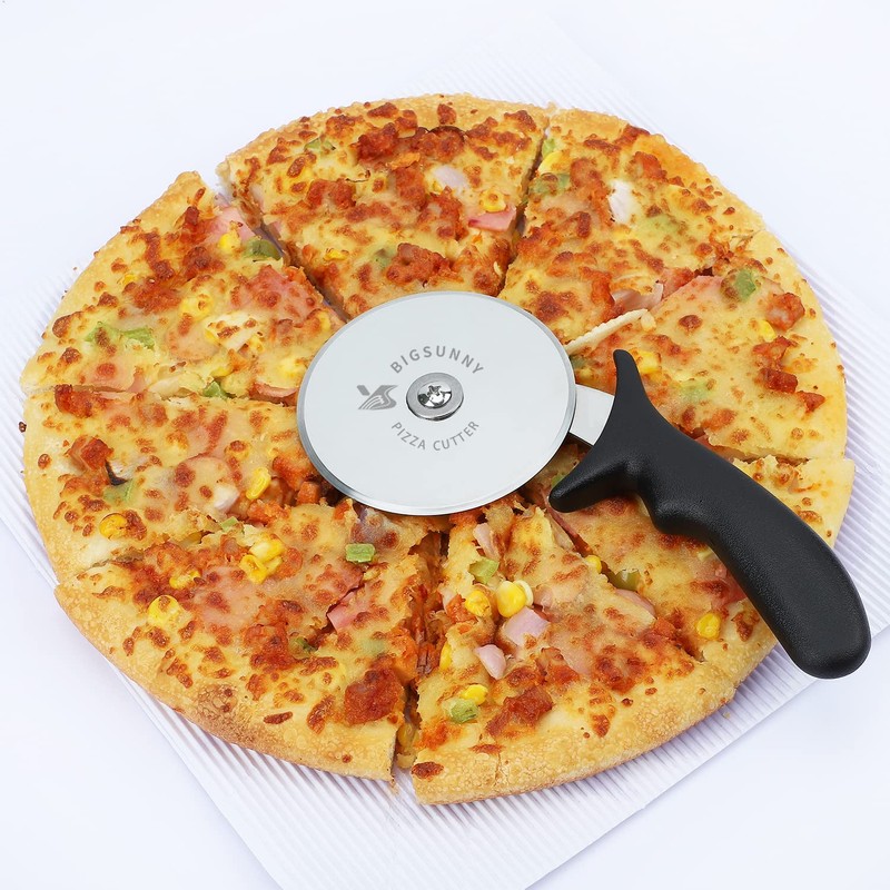 Bigsunny Pizza Cutter Wheel, Dia. 4 Inches Stainless Steel Razor