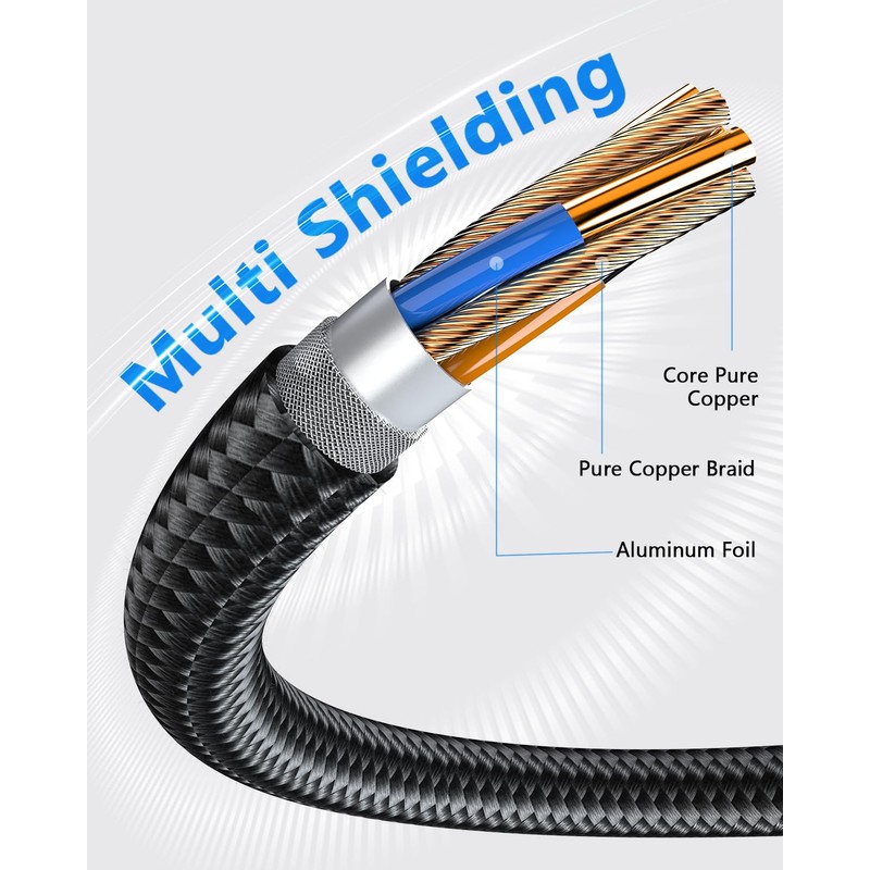 yootech Audio Cable 3.5 mm Jack Cable (Pack of 1)