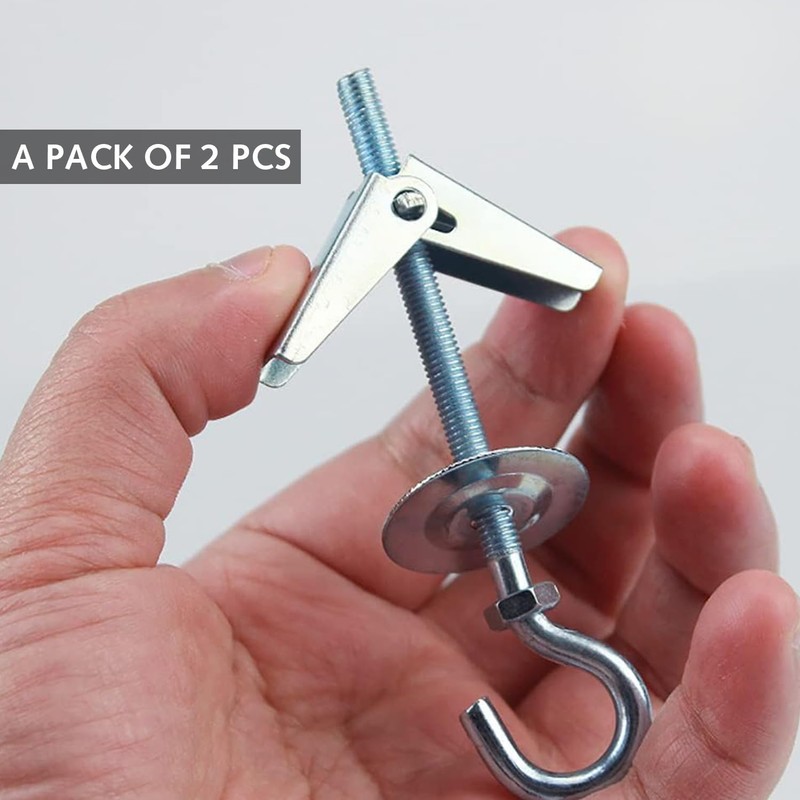 2 Pcs Ceiling Hooks for Hanging Plants Plasterboard Ceiling Hook