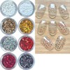 Nail Ssen Nail Art Mini Star Nail Glitter 1mm / 네일쎈 네일아트 미니 별 네일글리터 1mm